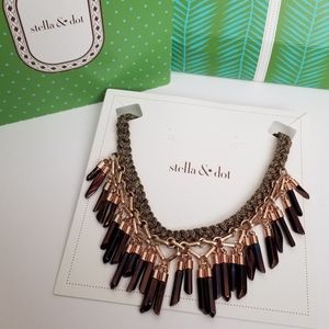 Stella & Dot Bora Fringe Necklace